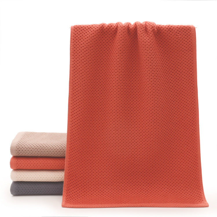 KTX-736083 Honeycomb Cotton Sports Towel - Lightweight and Absorbent, 85G