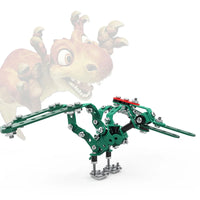 HKM-736083 Stainless Steel 3D Dinosaur Puzzle Blocks Toy Set for DIY Assembly - Educational Building Fun for All Ages
