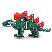 HKM-736083 Stainless Steel 3D Dinosaur Puzzle Blocks Toy Set for DIY Assembly - Educational Building Fun for All Ages
