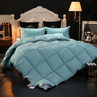 HKM-736275 Luxurious Down Velvet Comforter with Soy Protein Fiber Filling - Soft Polyester and Cotton Blend