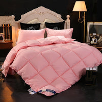 HKM-736275 Luxurious Down Velvet Comforter with Soy Protein Fiber Filling - Soft Polyester and Cotton Blend