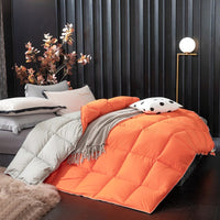 HKM-736275 Luxurious Down Velvet Comforter with Soy Protein Fiber Filling - Soft Polyester and Cotton Blend