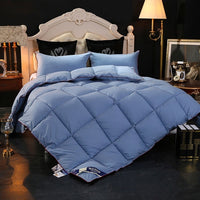 HKM-736275 Luxurious Down Velvet Comforter with Soy Protein Fiber Filling - Soft Polyester and Cotton Blend
