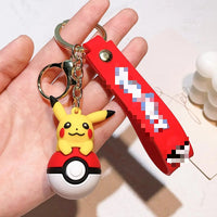 HKM-736339 Cartoon Car Keychain 3D Rubber Pendant for Backpack and Key Ring, Perfect for Birthdays