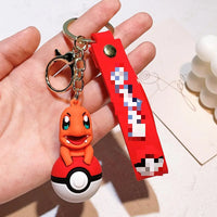 HKM-736339 Cartoon Car Keychain 3D Rubber Pendant for Backpack and Key Ring, Perfect for Birthdays