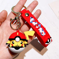 HKM-736339 Cartoon Car Keychain 3D Rubber Pendant for Backpack and Key Ring, Perfect for Birthdays