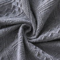 HKM-736339 Chenille Cotton Slipcover for Full Sofa with Blanket Cushion Cover in Various Colors