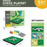 HKM-736467 Folding Magnetic Reversi Go Game and Chinese Chess Mini Board Set