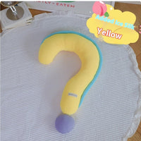 HKM-736467 Removable and Washable Question Mark Pillow for Pets in Vibrant Colors