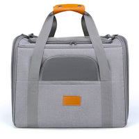 HKM-736851 Foldable Outdoor Diaper Bag for Small Dogs and Cats - Breathable Oxford Cloth Shoulder Handbag in Various Colors