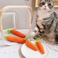 HKM-736979 Carrot-Shaped Molar Rod Cat Scratch Board for Kittens