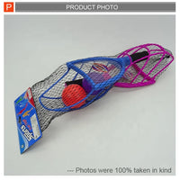 HKM-737299 Catch Ball Racket Toy for Kids Ages 2-4, Plastic Outdoor Sports Game, Fun Activity Set