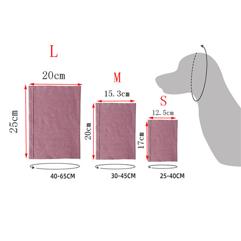 HKM-737363 Soft Cotton Pet Ear Muffs for Dogs and Cats – Anti-Noise, Warm and Comfortable, Available in Pink, Black, and Purple