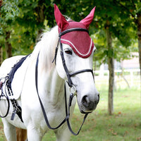 HKM-737491 Cowhide Hose Reins for Equestrian Activities - Available in Black and Dark Brown, Sizes S, M, L, XL