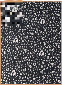 HKM-737491 Delicate Hand-Made Cotton Silk Rayon Fabric with Floral Print - 0.5m x 1m