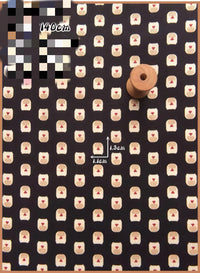 HKM-737491 Delicate Hand-Made Cotton Silk Rayon Fabric with Floral Print - 0.5m x 1m