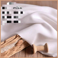 HKM-737491 Delicate Hand-Made Cotton Silk Rayon Fabric with Floral Print - 0.5m x 1m