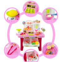HKM-737491 Mini Kitchen Play Set for Kids - Cooking Toy for Girls Aged 5 to 13 Years