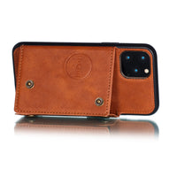 HKM-737747 Fashionable TPU and Leather Phone Case Compatible with iPhone 12, 11, 8 Plus, and Android Models