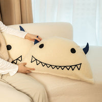 HKM-737875 Cartoon-Themed Plush Horn Cushion for Bedside or Sofa, Multiple Sizes Available