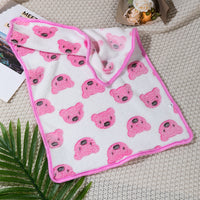 HKM-737939 Cozy Thermal Coral Fleece Pet Blanket with Paw Print Design for Dogs and Cats