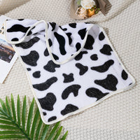 HKM-737939 Cozy Thermal Coral Fleece Pet Blanket with Paw Print Design for Dogs and Cats