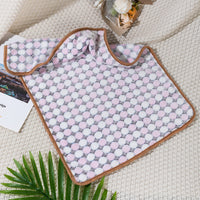 HKM-737939 Cozy Thermal Coral Fleece Pet Blanket with Paw Print Design for Dogs and Cats