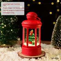 HKM-737939 Creative Christmas Crystal Night Lamp - Santa Claus, Christmas Tree, Iceman, and Deer Designs