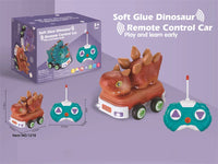 HKM-738067 Remote Control Soft Glue Dinosaur Car Toy for Indoor and Outdoor Play - Educational RC Vehicle for Ages 5 and Up