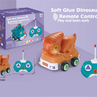HKM-738067 Remote Control Soft Glue Dinosaur Car Toy for Indoor and Outdoor Play - Educational RC Vehicle for Ages 5 and Up