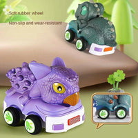 HKM-738067 Remote Control Soft Glue Dinosaur Car Toy for Indoor and Outdoor Play - Educational RC Vehicle for Ages 5 and Up
