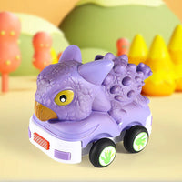HKM-738067 Remote Control Soft Glue Dinosaur Car Toy for Indoor and Outdoor Play - Educational RC Vehicle for Ages 5 and Up