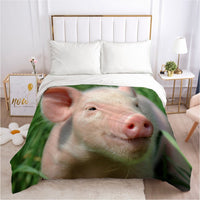 HKM-738131 Pet-Friendly European Style Polyester Quilt Cover for Dogs and Cats