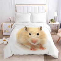 HKM-738131 Pet-Friendly European Style Polyester Quilt Cover for Dogs and Cats