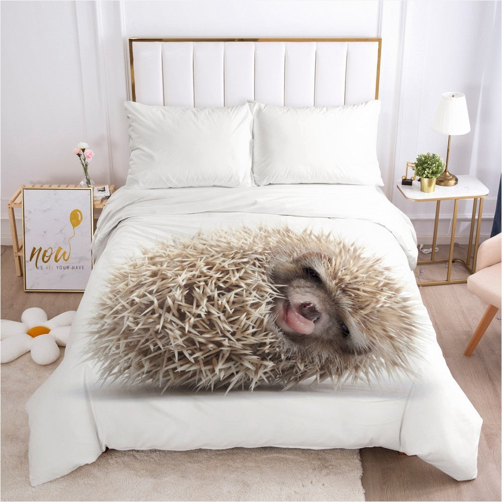 HKM-738131 Pet-Friendly European Style Polyester Quilt Cover for Dogs and Cats