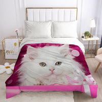 HKM-738131 Pet-Friendly European Style Polyester Quilt Cover for Dogs and Cats