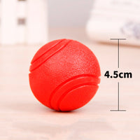 HKM-738259 Pet Toy Solid Ball Dog Bite Resistant Elastic Rubber Ball