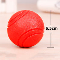 HKM-738259 Pet Toy Solid Ball Dog Bite Resistant Elastic Rubber Ball