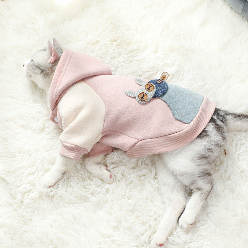 HKM-738451 Cozy Cotton Coat for Dogs - Warm Autumn & Winter Apparel in Various Sizes