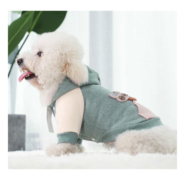 HKM-738451 Cozy Cotton Coat for Dogs - Warm Autumn & Winter Apparel in Various Sizes