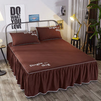 HKM-738579 Breathable Sanding Fabric Bed Skirt for a Stylish Bedroom Look