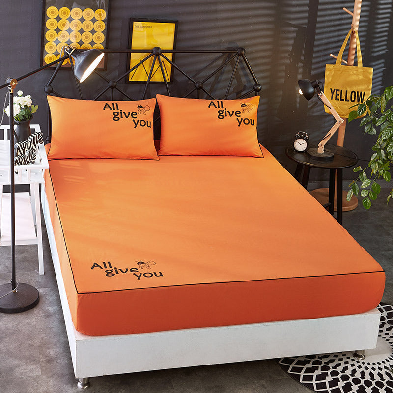 HKM-738579 Breathable Sanding Fabric Bed Skirt for a Stylish Bedroom Look