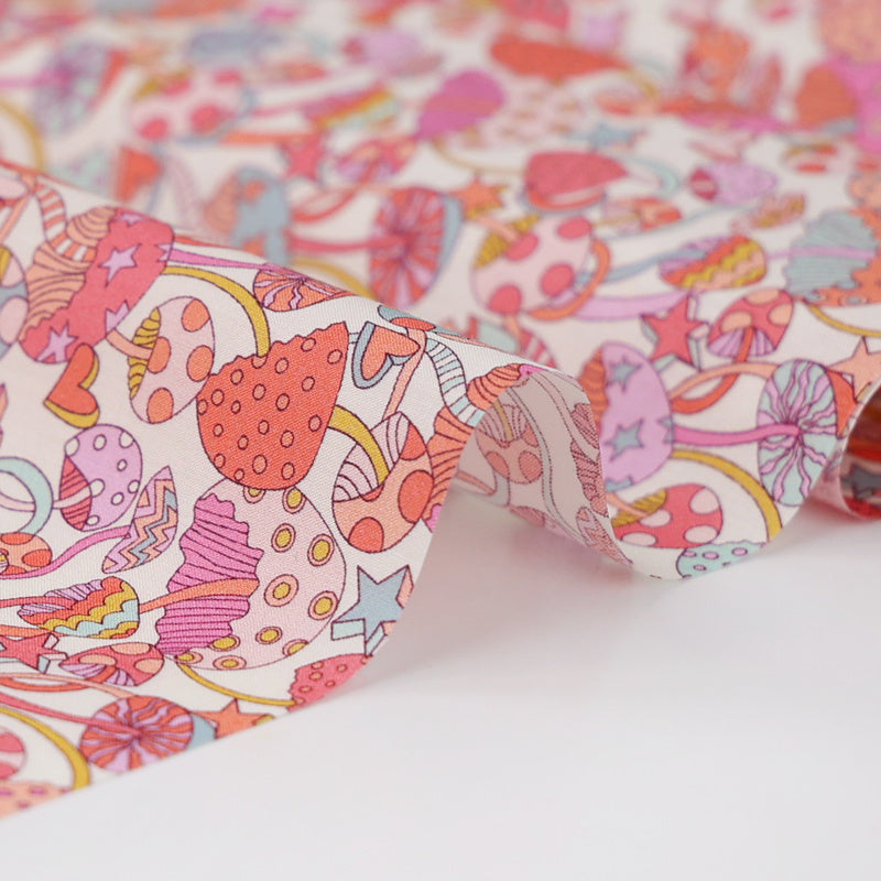 HKM-738643 Lightweight Pure Cotton Fabric for Summer Clothing and DIY Projects, 135cm Wide, Soft and Smooth Texture, Ideal for Apparel and Household Items
