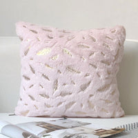 HKM-738707 Modern European Style Plaid Cotton and Linen Pillowcase, Blended Material, Chinese Pattern Design