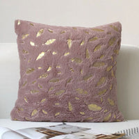 HKM-738707 Modern European Style Plaid Cotton and Linen Pillowcase, Blended Material, Chinese Pattern Design