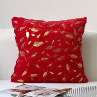 HKM-738707 Modern European Style Plaid Cotton and Linen Pillowcase, Blended Material, Chinese Pattern Design