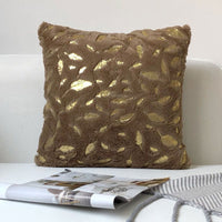 HKM-738707 Modern European Style Plaid Cotton and Linen Pillowcase, Blended Material, Chinese Pattern Design