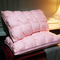 HKM-738771 Cotton Twisted Feather Velvet Pillow in Multiple Colors and Weights