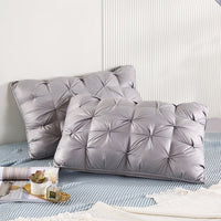HKM-738771 Cotton Twisted Feather Velvet Pillow in Multiple Colors and Weights