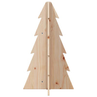 HKM-738771 Solid Pine Wood Christmas Tree - 69.5 cm for Home and Office Decoration